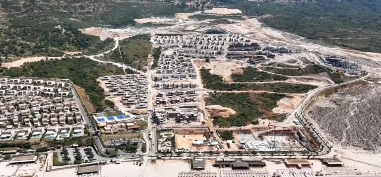 Green Coast Palase, veduta aerea del resort — sottofondi alleggeriti Fratelli Kola